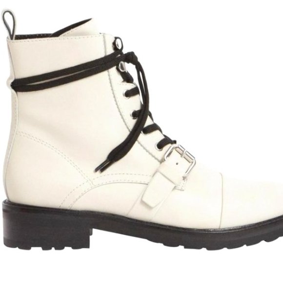 ALLSAINTS Donita Boots In White - size 10 - Picture 2 of 10